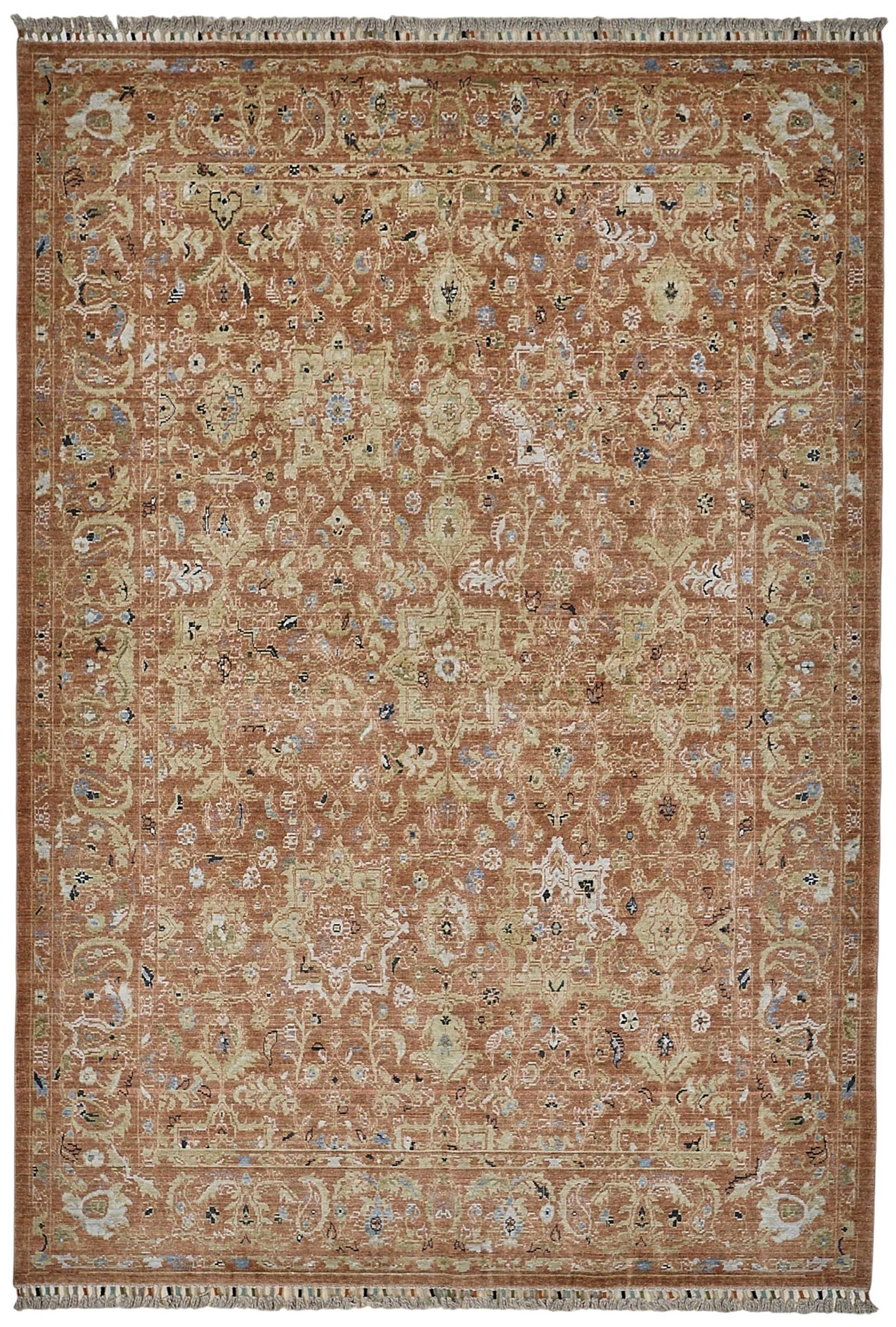 7x10 Hand-Loomed Oushak Rug - 51148