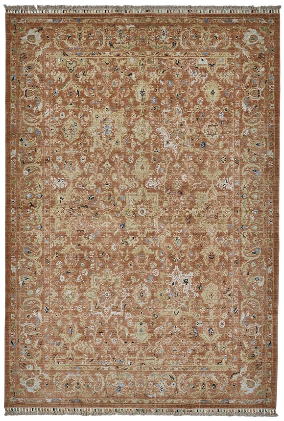 7x10 Hand-Loomed Oushak Rug - 51148