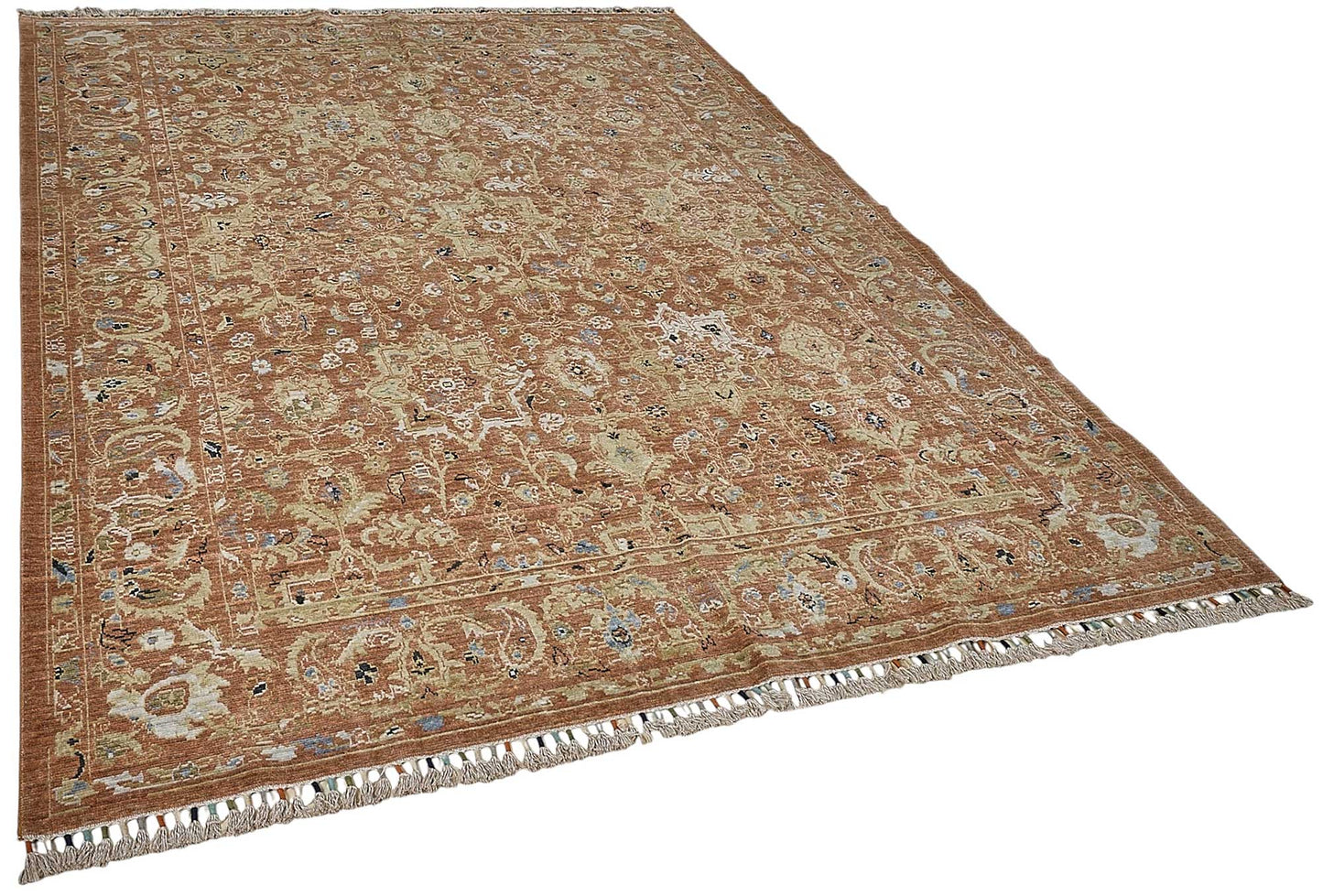 7x10 Hand-Loomed Oushak Rug - 51148