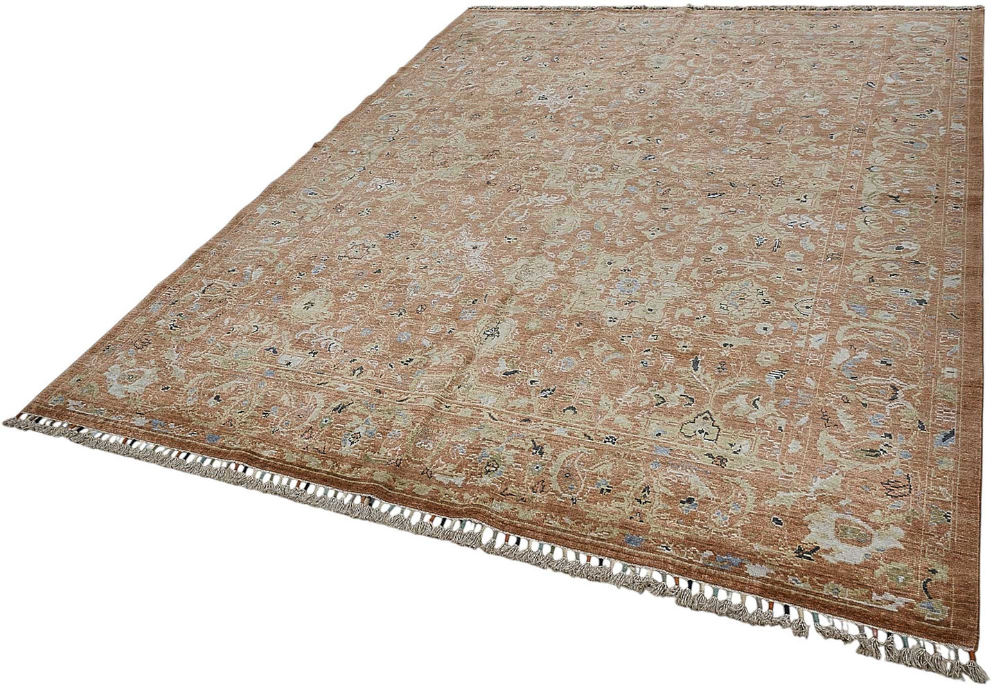 7x10 Hand-Loomed Oushak Rug - 51148