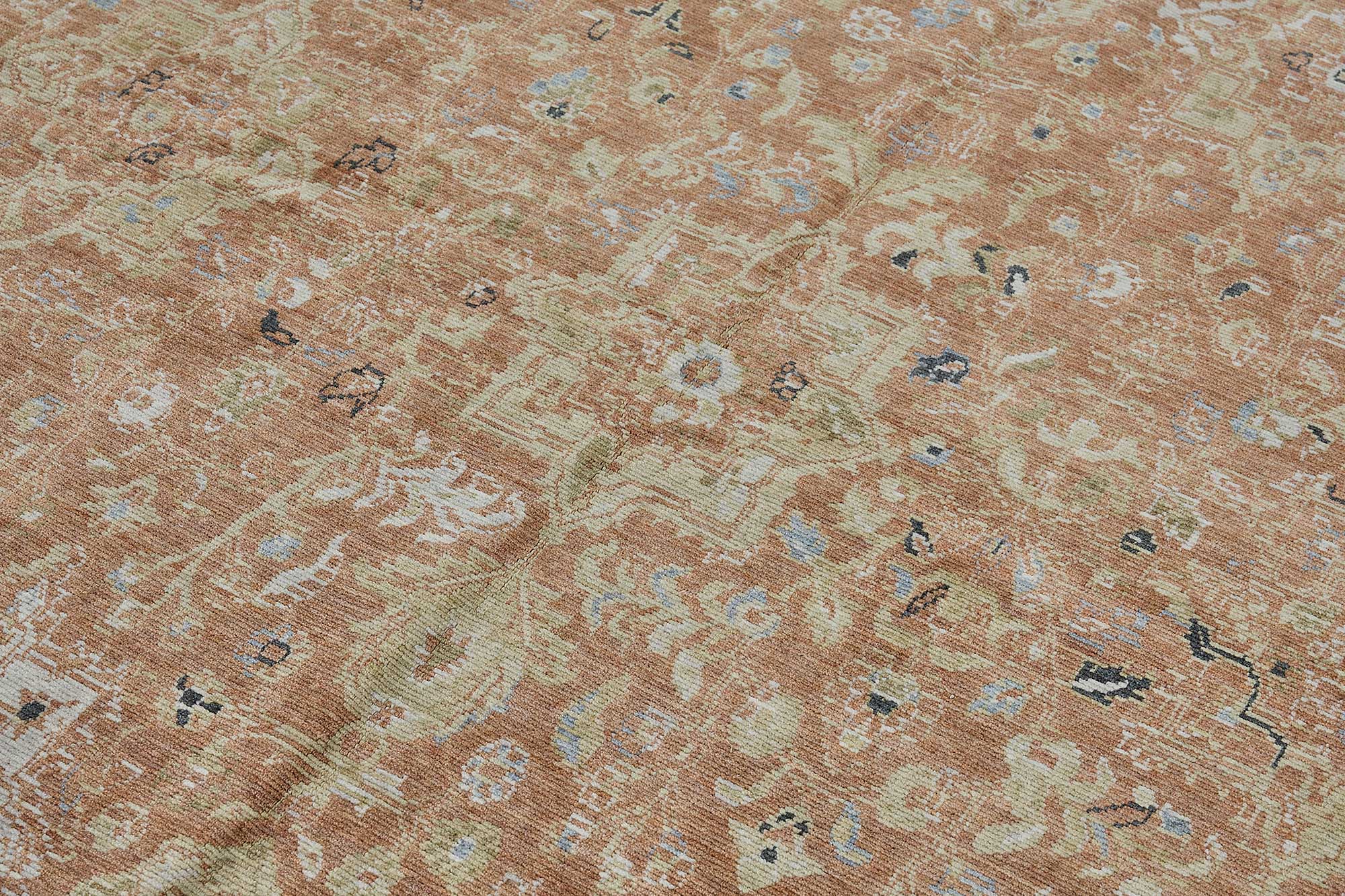 7x10 Hand-Loomed Oushak Rug - 51148