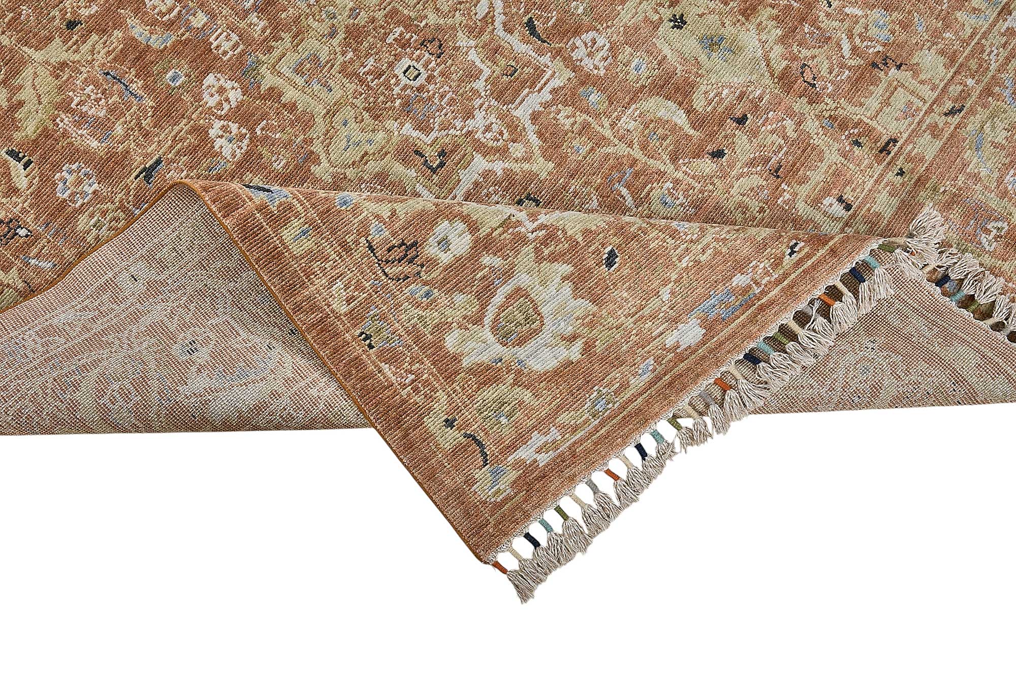 7x10 Hand-Loomed Oushak Rug - 51148