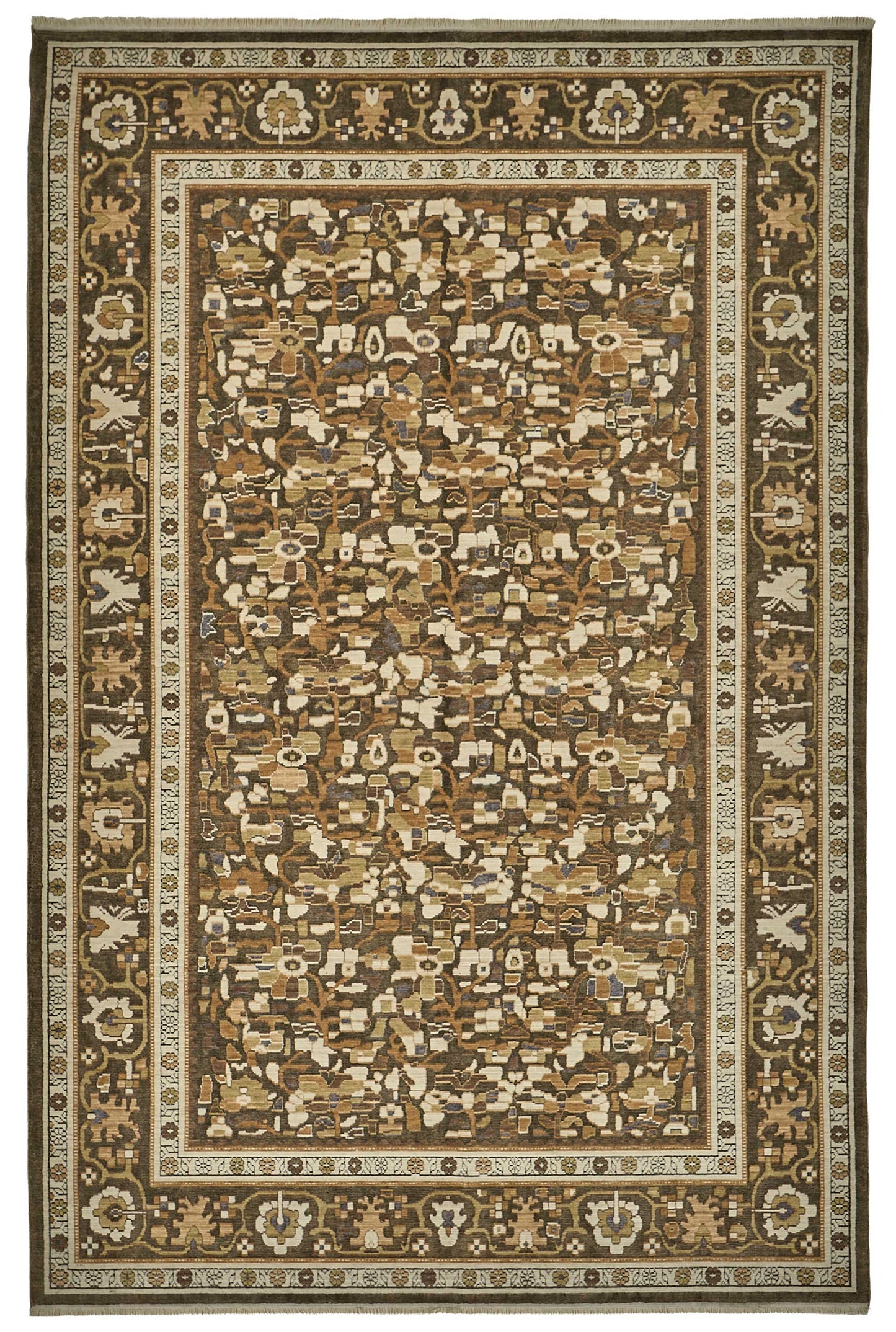 7x10 Hand-Loomed Oushak Rug - 51150