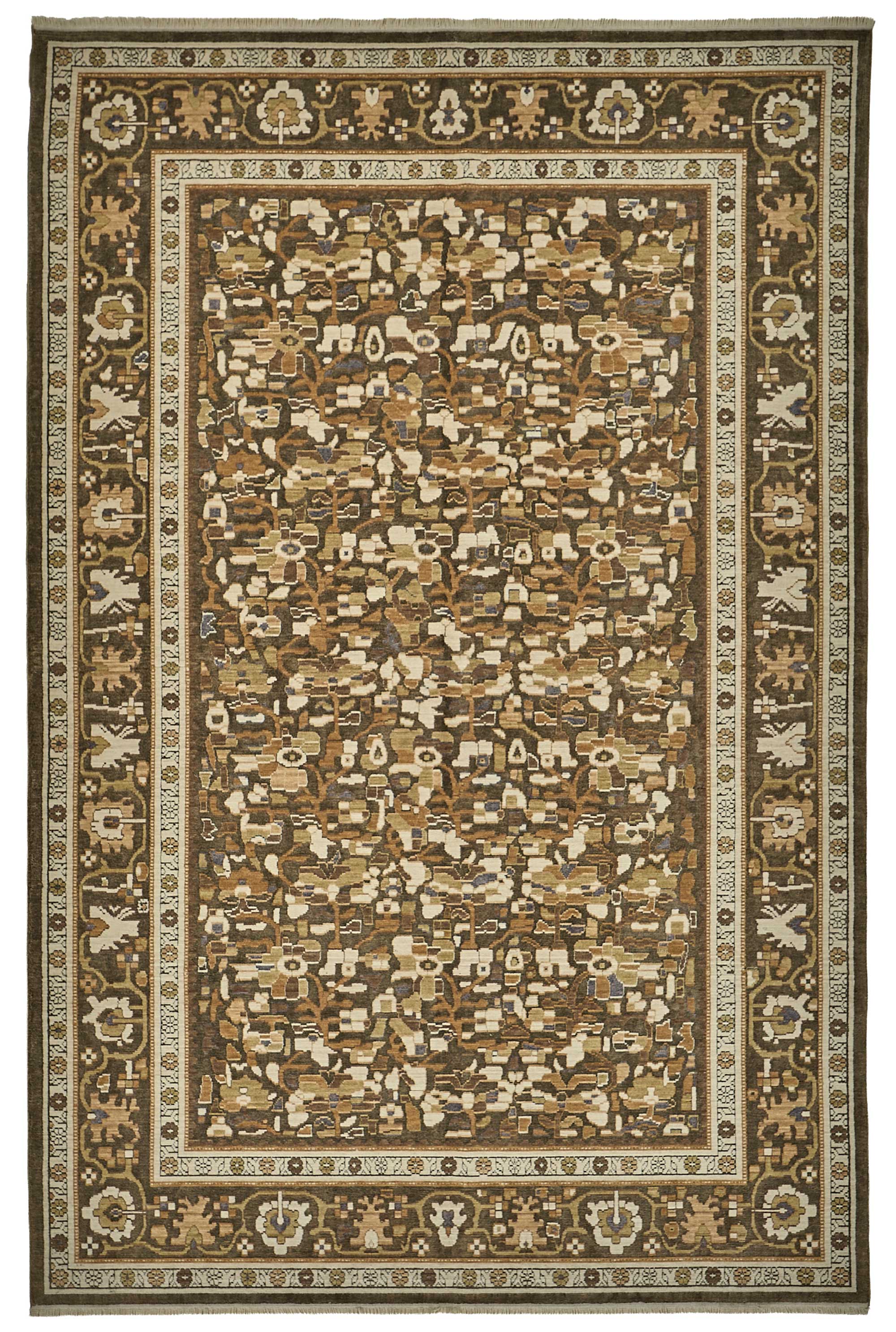 7x10 Hand-Loomed Oushak Rug - 51150