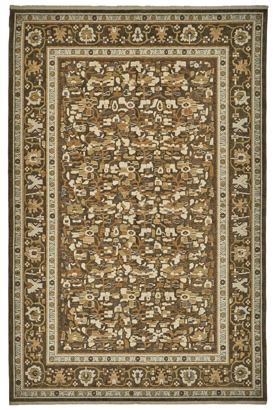 7x10 Hand-Loomed Oushak Rug - 51150