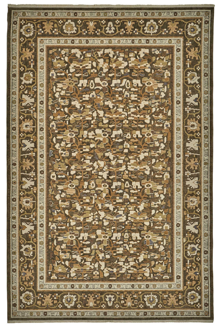 7x10 Hand-Loomed Oushak Rug - 51150