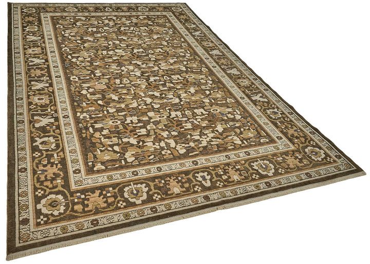 7x10 Hand-Loomed Oushak Rug - 51150