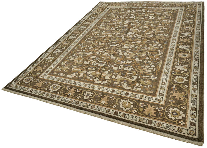 7x10 Hand-Loomed Oushak Rug - 51150