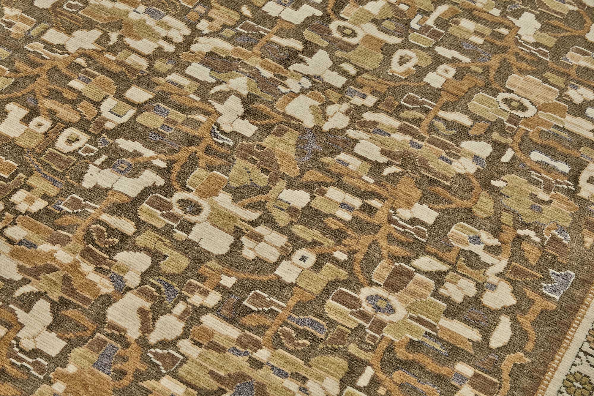 7x10 Hand-Loomed Oushak Rug - 51150