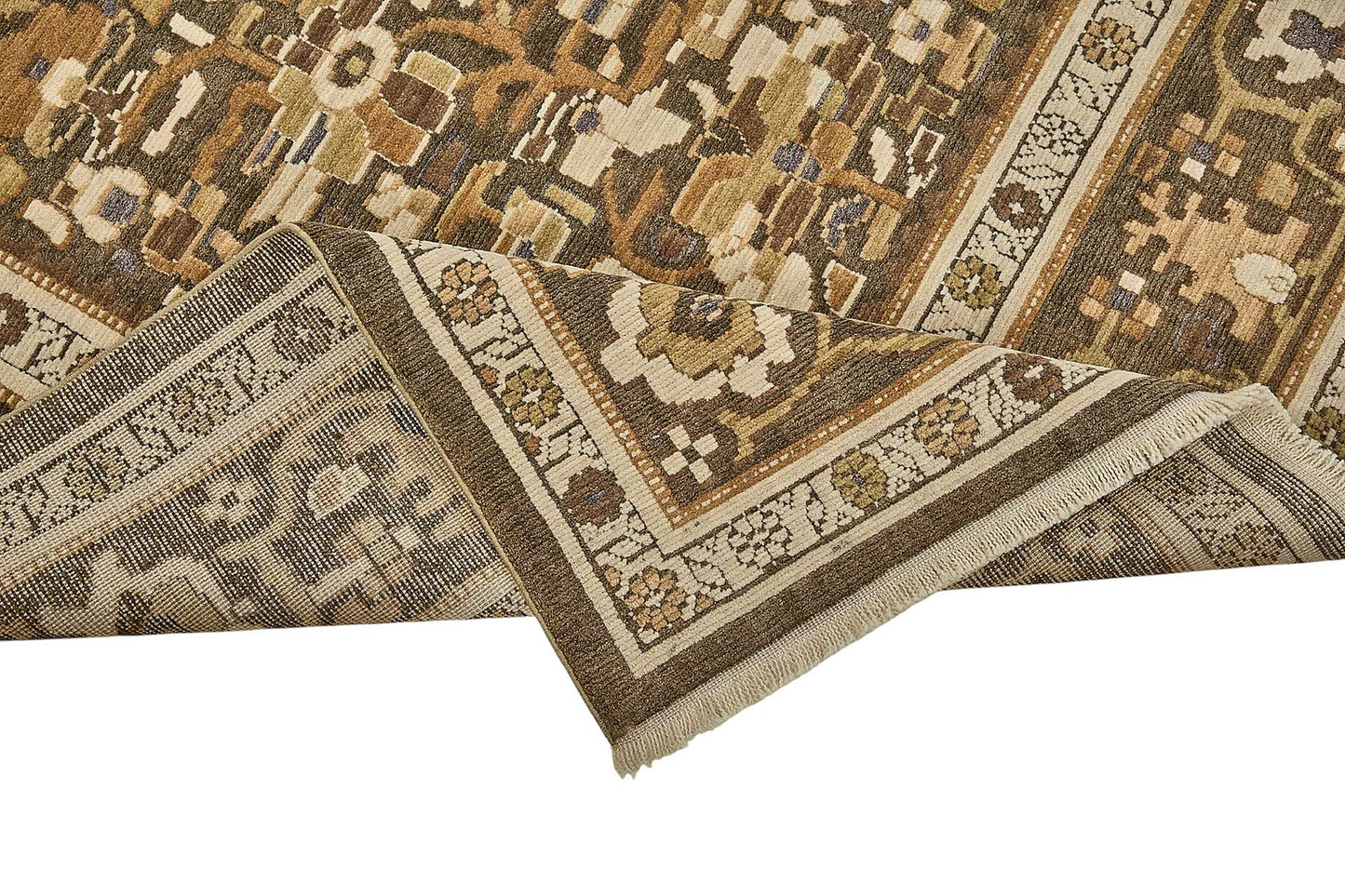 7x10 Hand-Loomed Oushak Rug - 51150