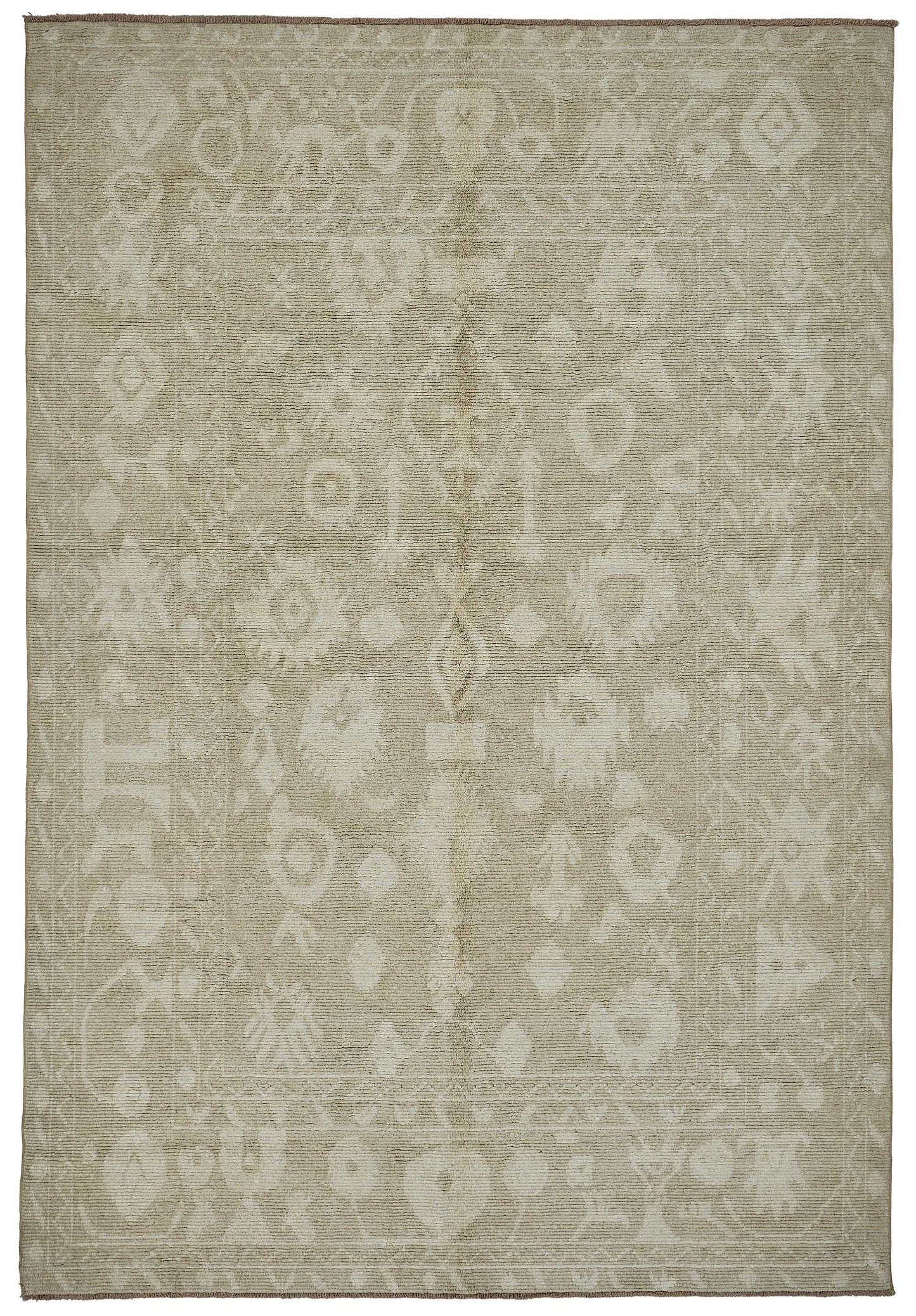 7x10 Hand-Loomed Oushak Rug - 51158