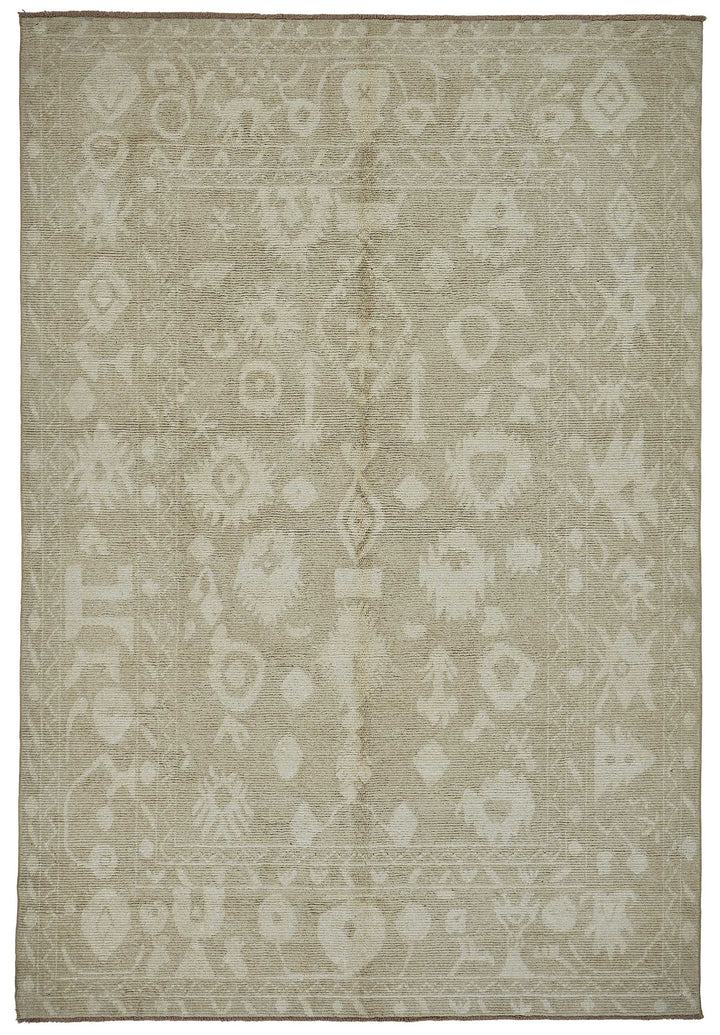 7x10 Hand-Loomed Oushak Rug - 51158