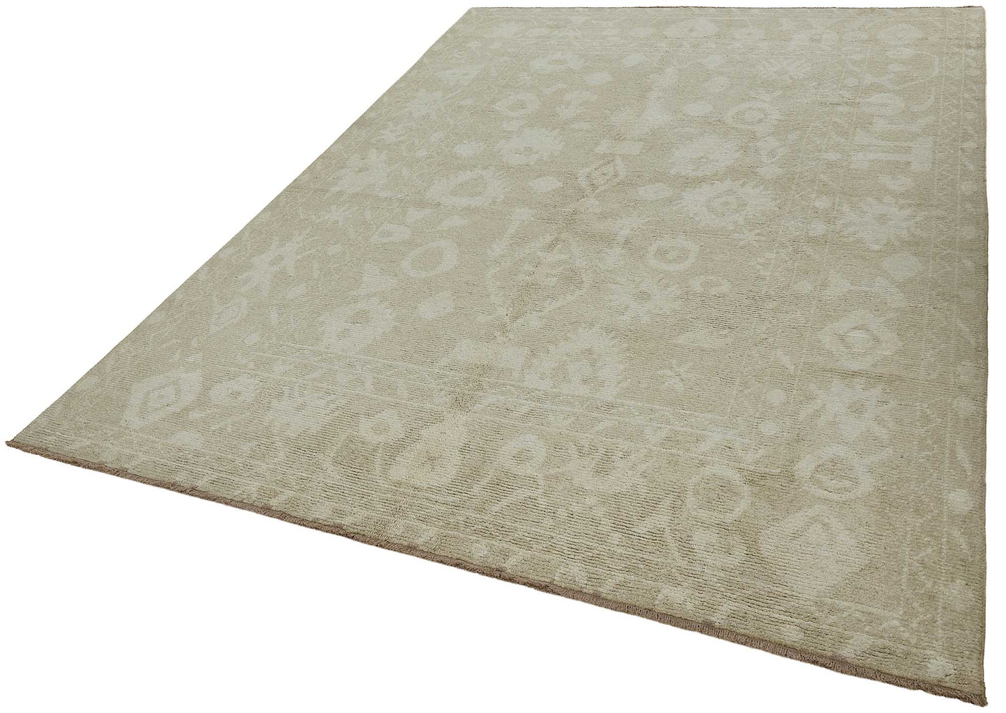 7x10 Hand-Loomed Oushak Rug - 51158