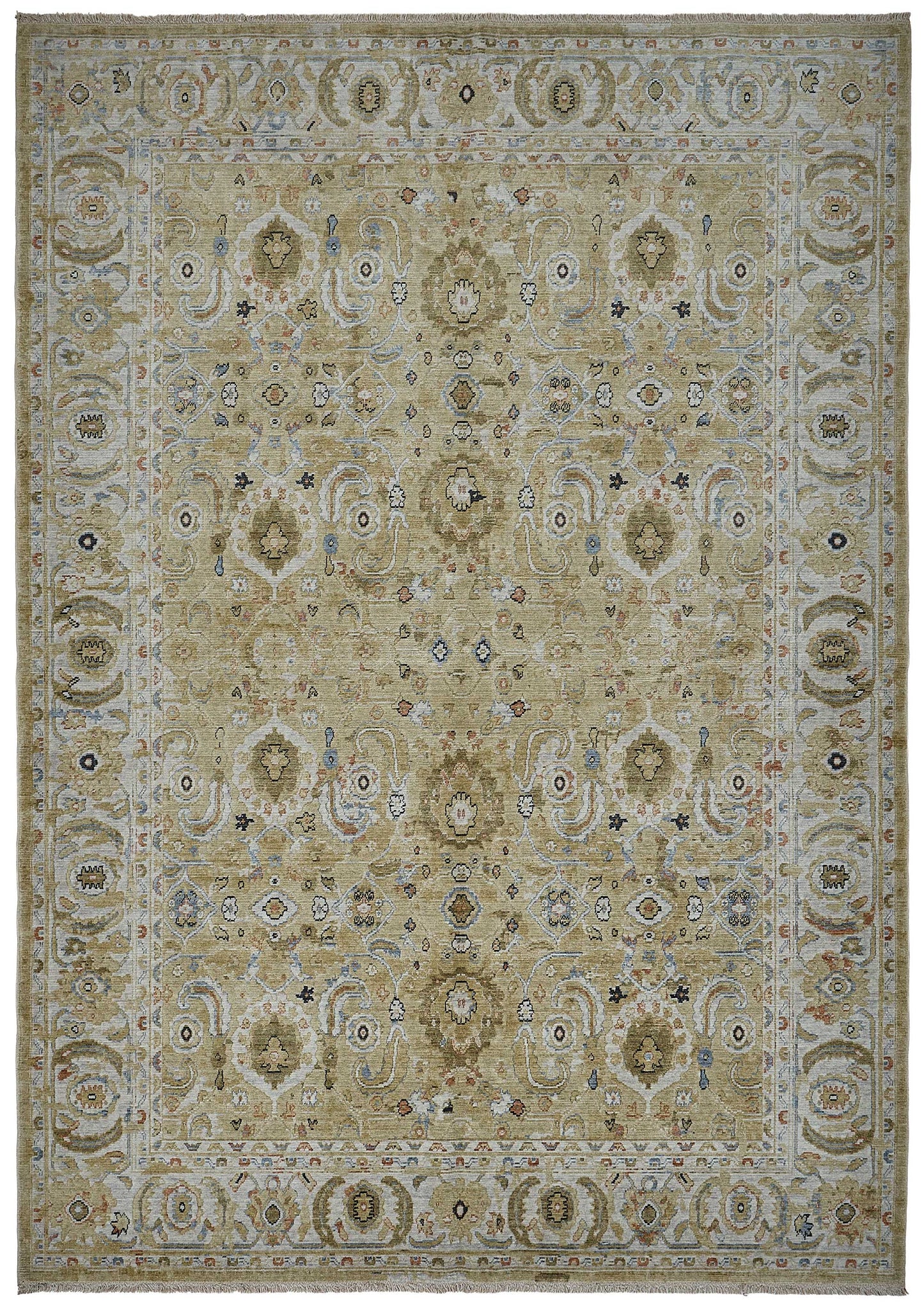 7x10 Hand-Loomed Oushak Rug - 51160