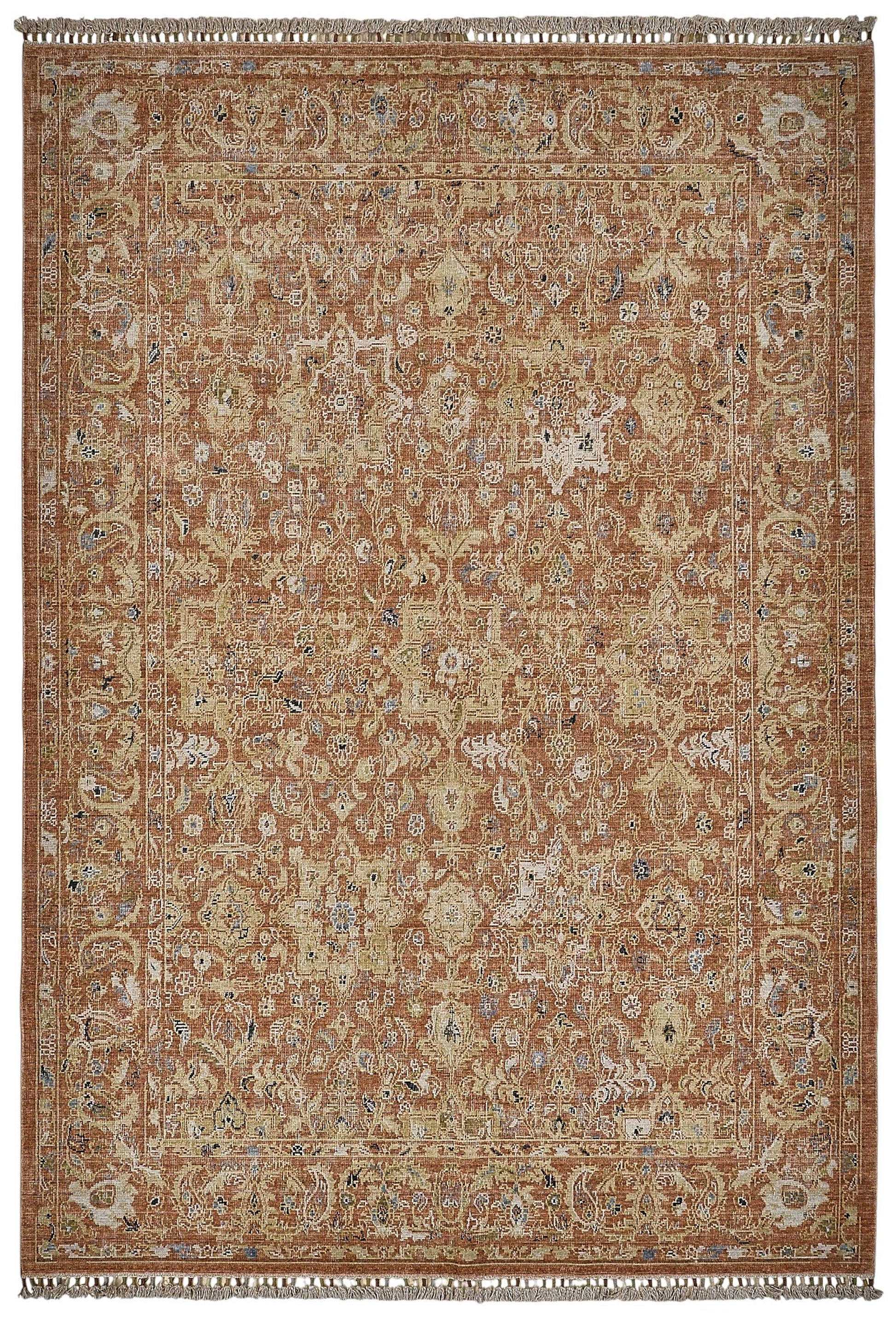 7x10 Hand-Loomed Oushak Rug - 51163