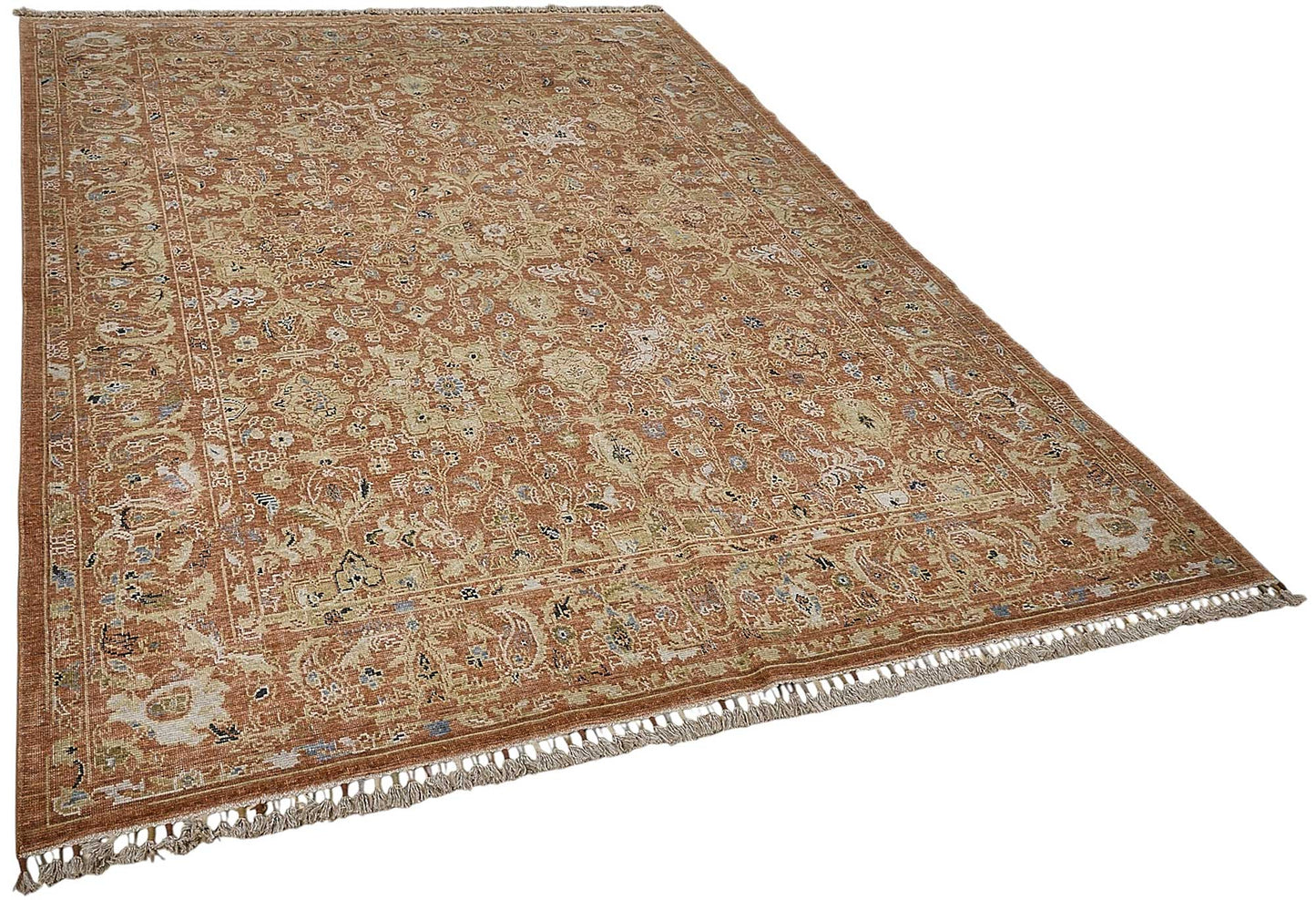 7x10 Hand-Loomed Oushak Rug - 51163