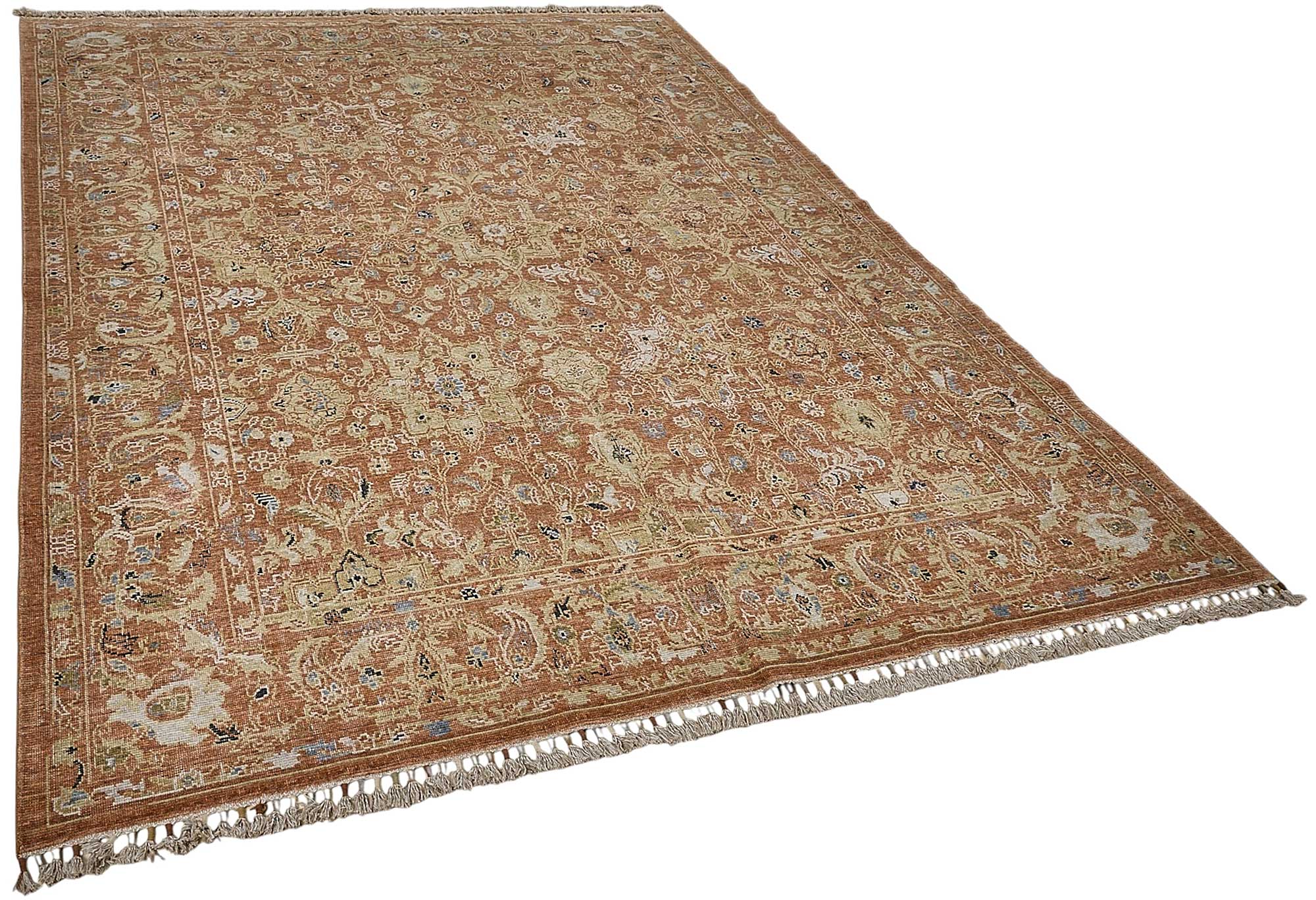 7x10 Hand-Loomed Oushak Rug - 51163