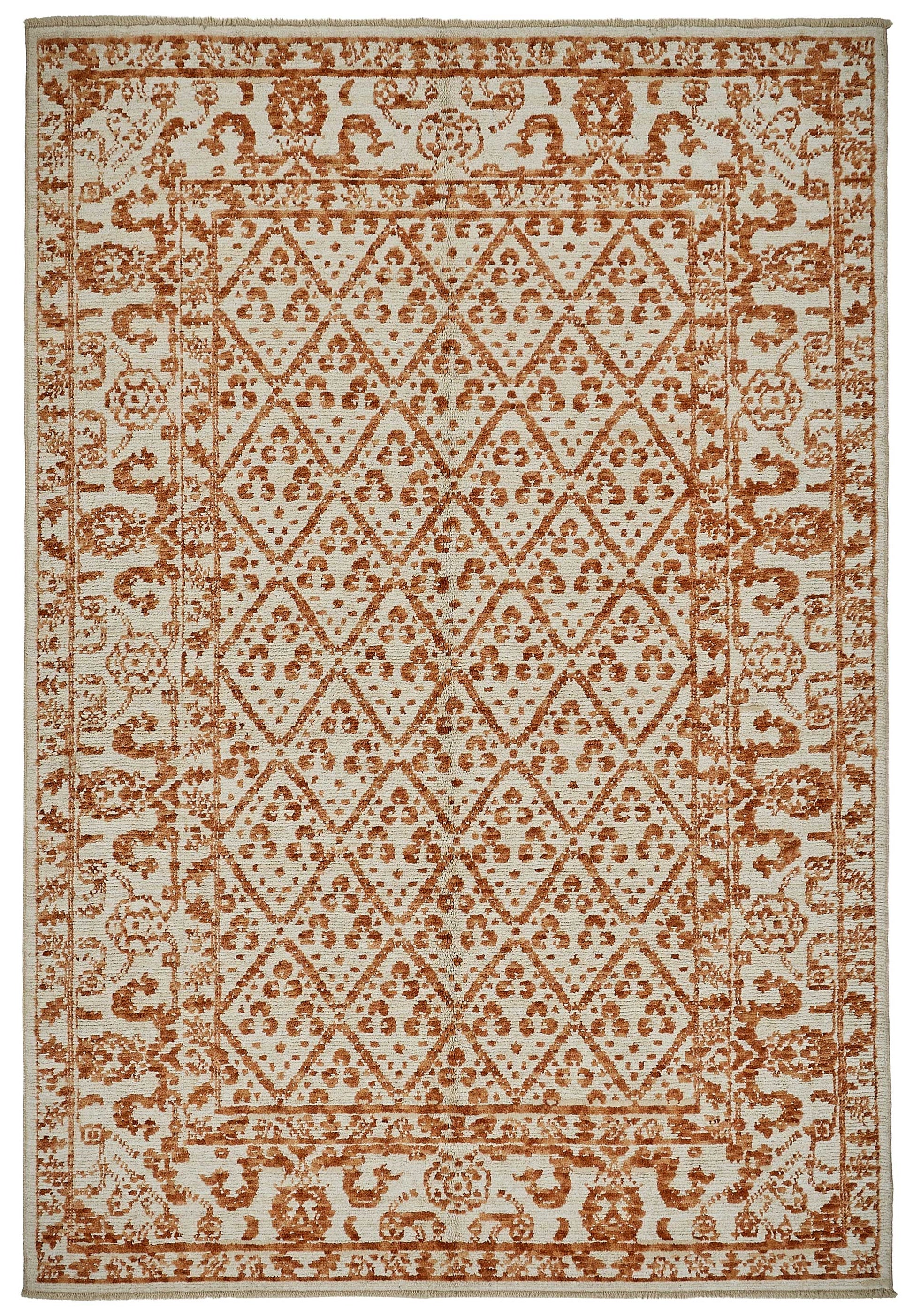 6x10 Orange Small Oushak Rug - 51165