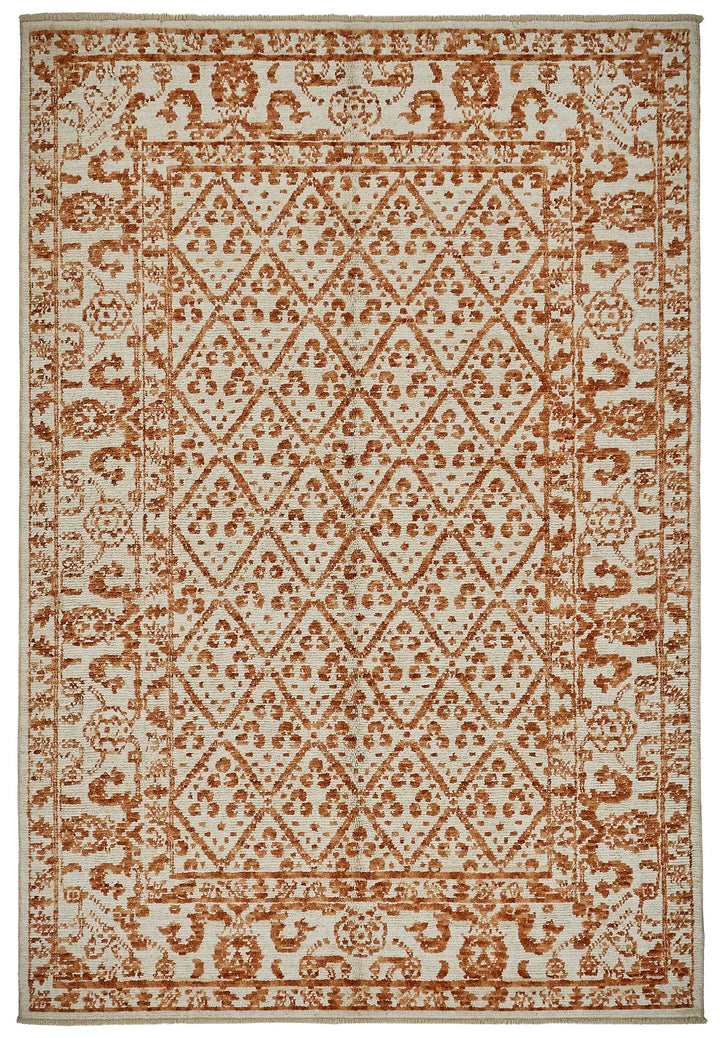 6x10 Orange Small Oushak Rug - 51165