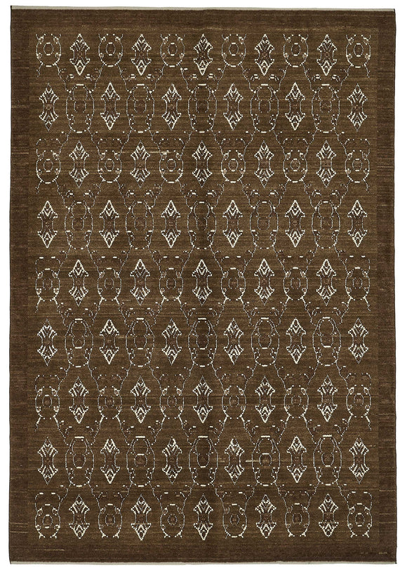 7x10 Hand-Loomed Oushak Rug - 51167