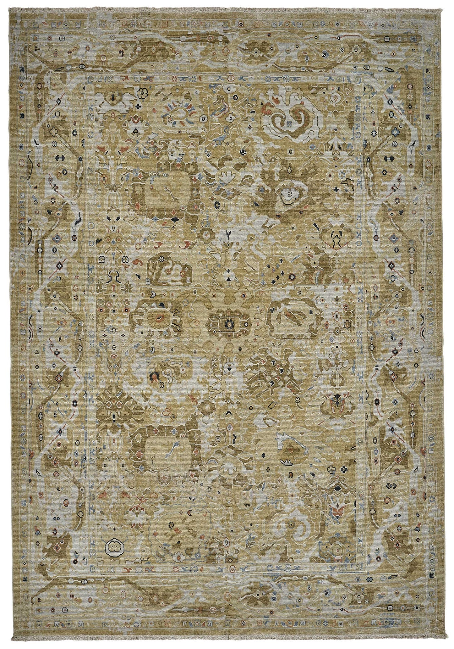 7x10 Hand-Loomed Oushak Rug - 51169