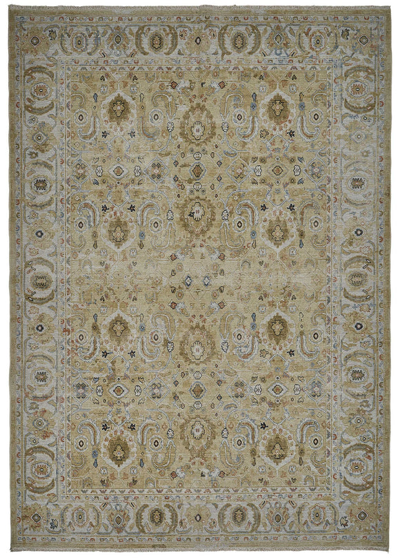 7x10 Hand-Loomed Oushak Rug - 51170