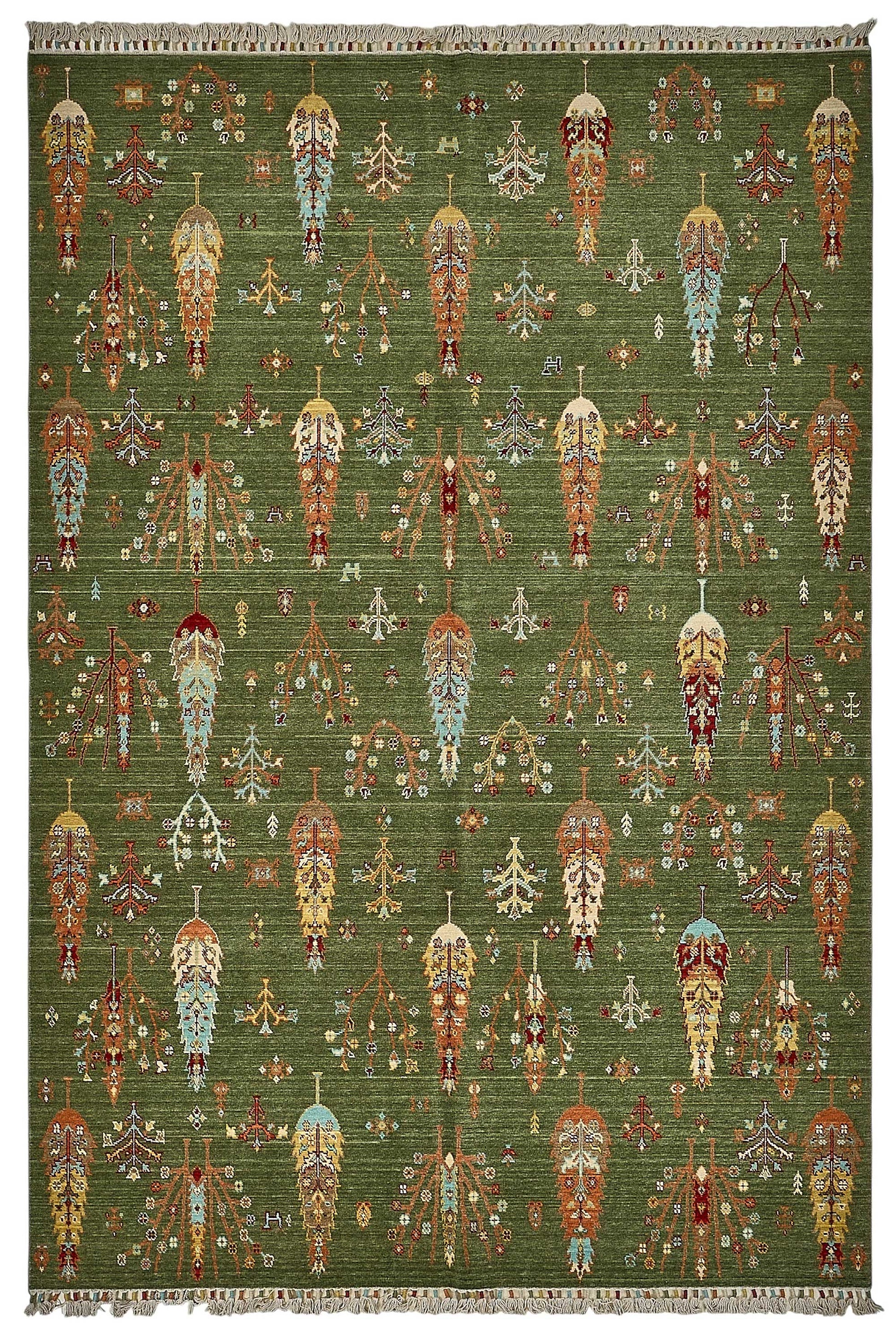7x10 Hand-Loomed Oushak Rug - 51172