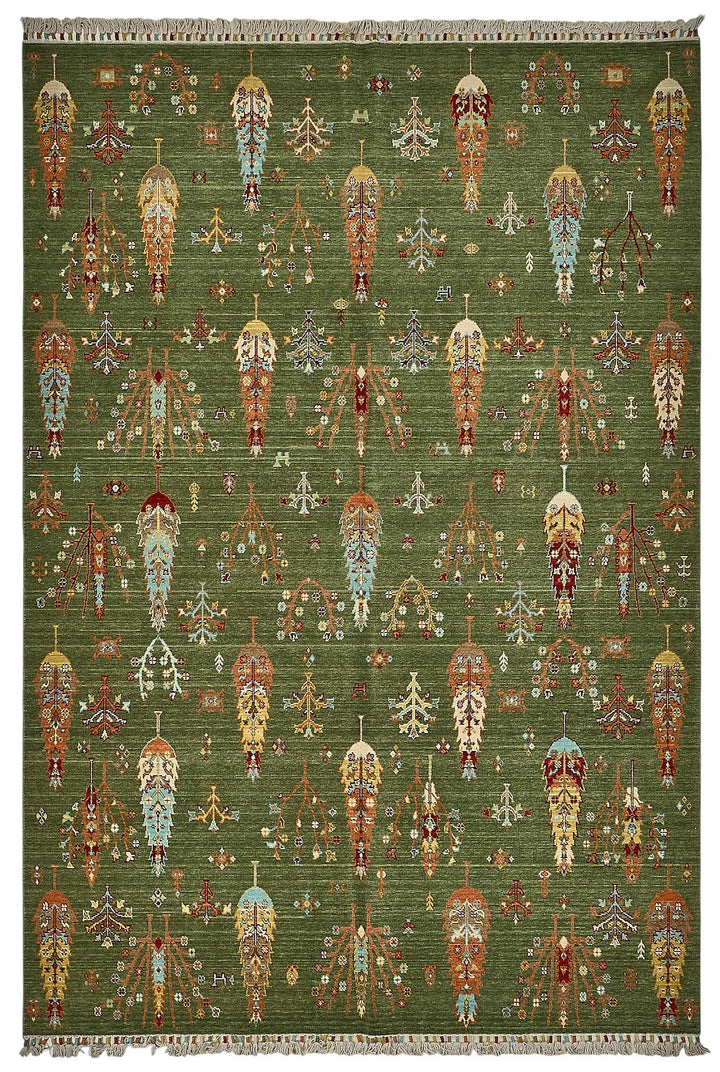 7x10 Hand-Loomed Oushak Rug - 51172