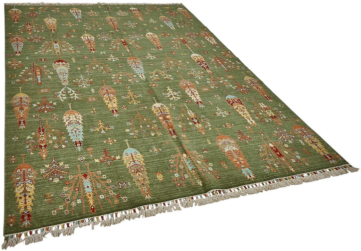 7x10 Hand-Loomed Oushak Rug - 51172