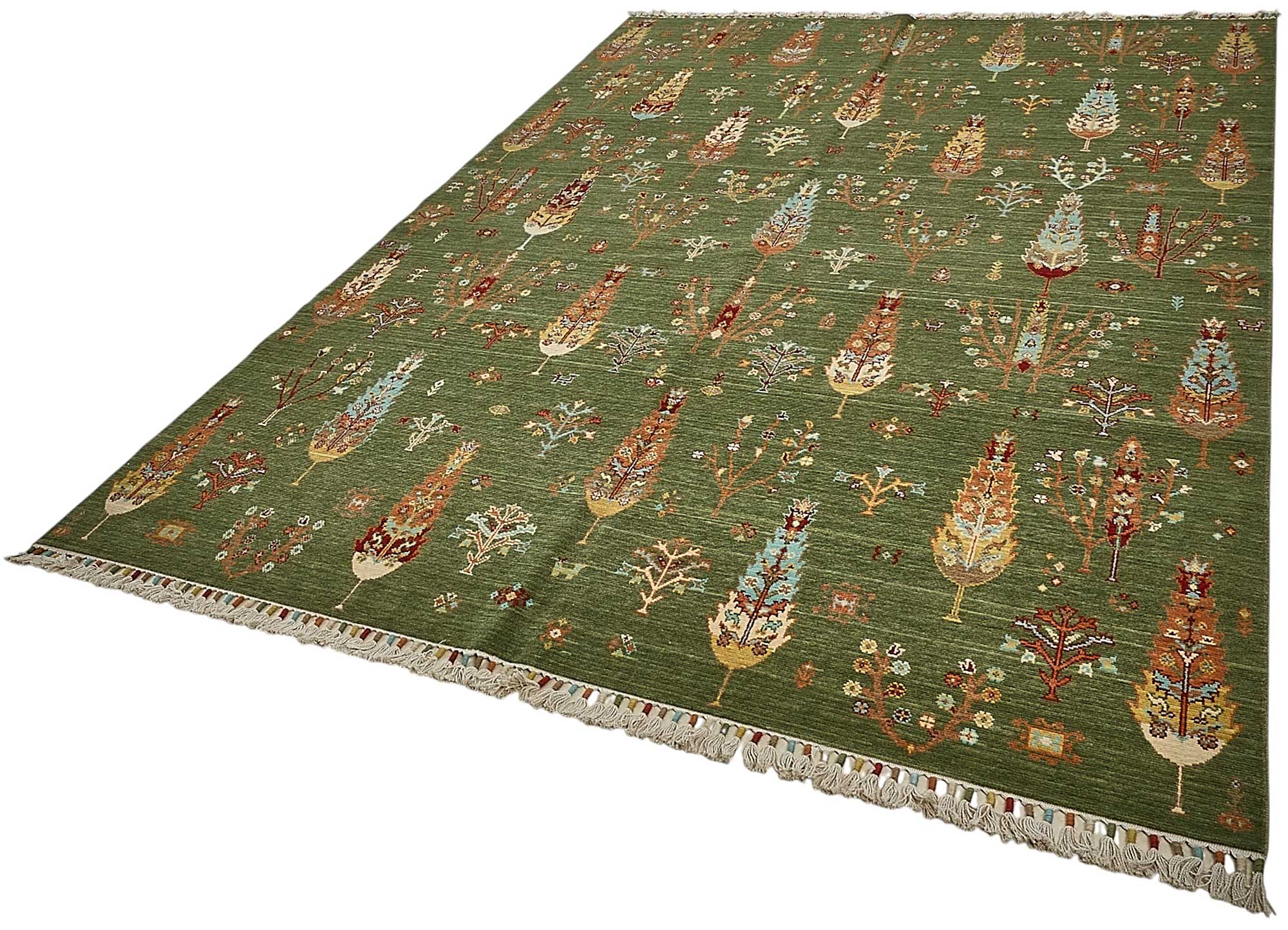 7x10 Hand-Loomed Oushak Rug - 51172