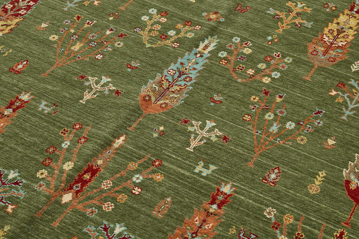 7x10 Hand-Loomed Oushak Rug - 51172