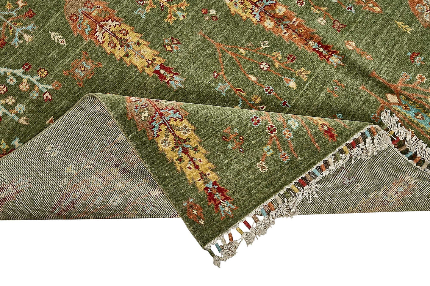 7x10 Hand-Loomed Oushak Rug - 51172