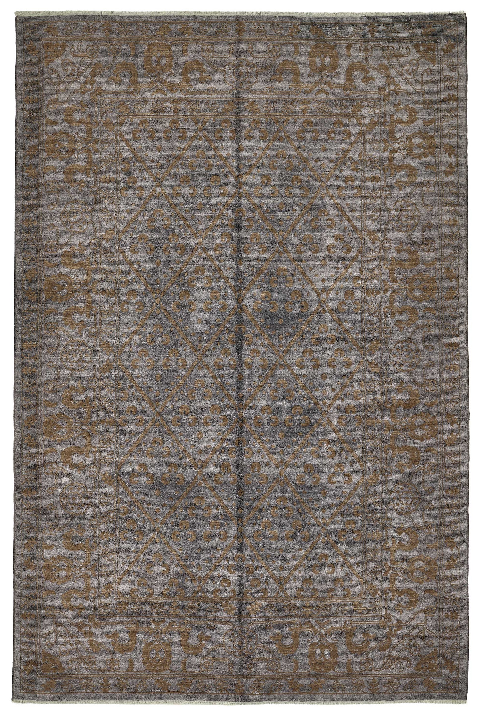 6x10 Hand-Loomed Oushak Rug - 51173