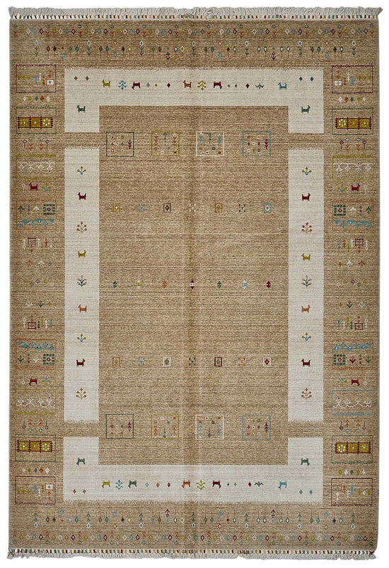 7x10 Hand-Loomed Oushak Rug - 51174