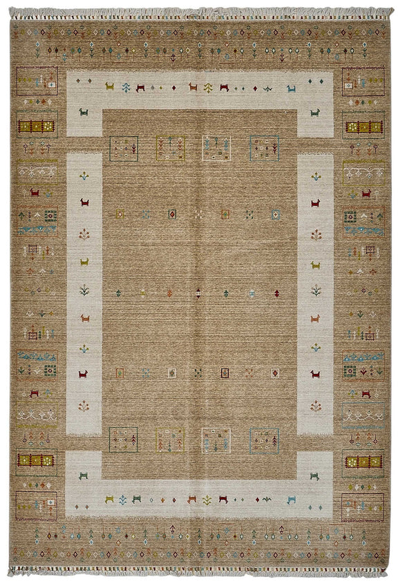 7x10 Hand-Loomed Oushak Rug - 51174