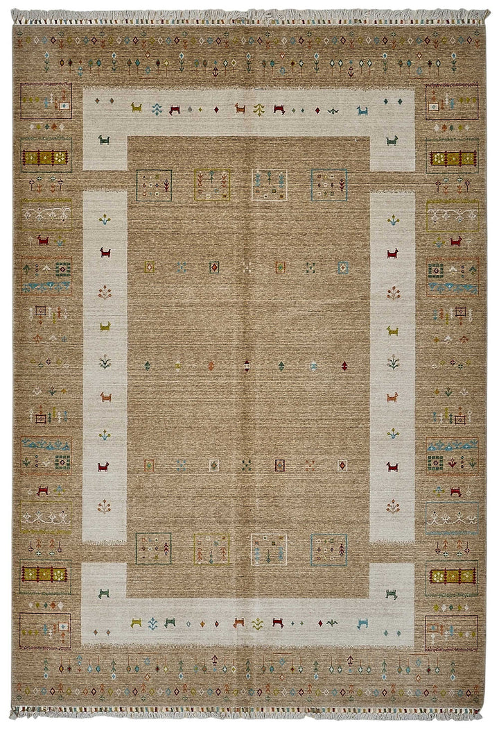7x10 Hand-Loomed Oushak Rug - 51174