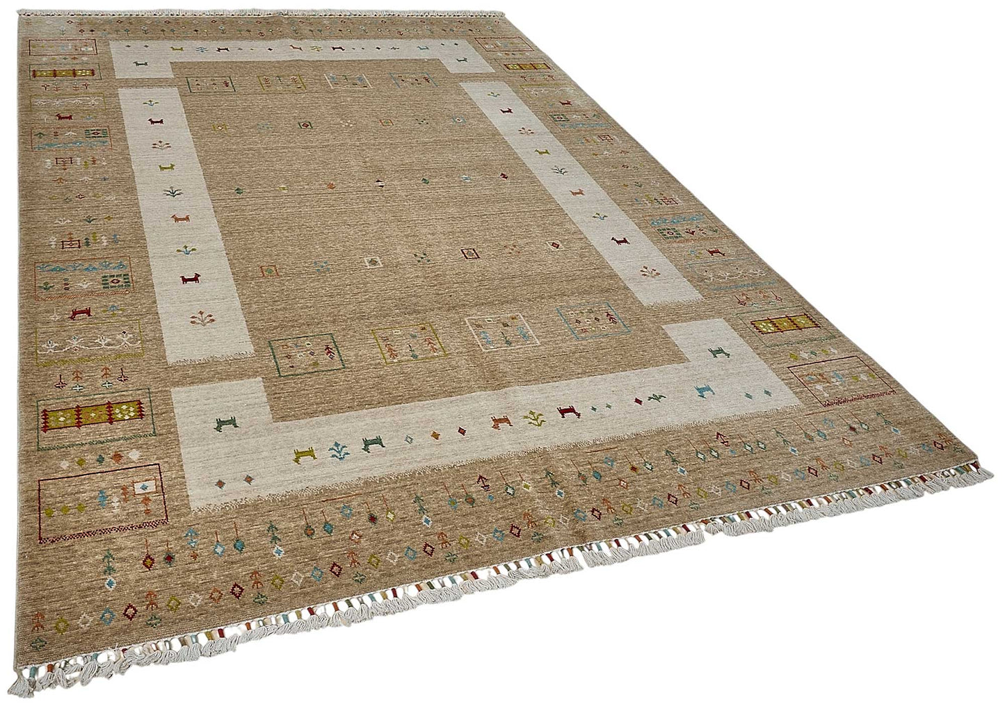 7x10 Hand-Loomed Oushak Rug - 51174