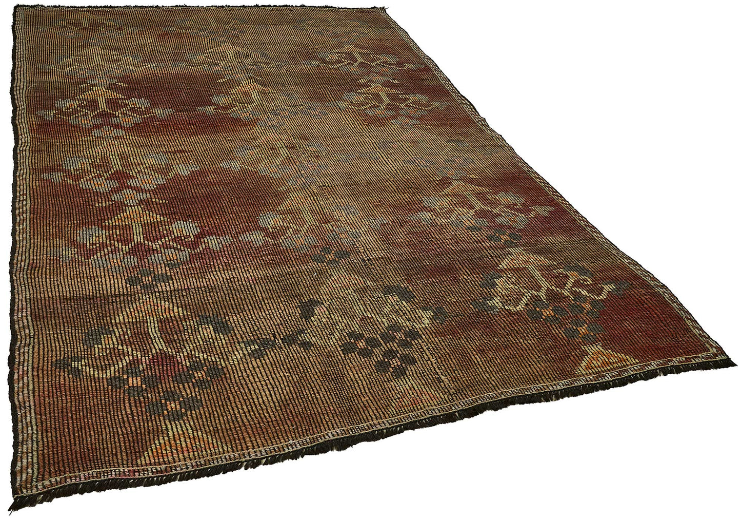 7x10 Vintage Turkish Cicim Kilim Rug - 51175