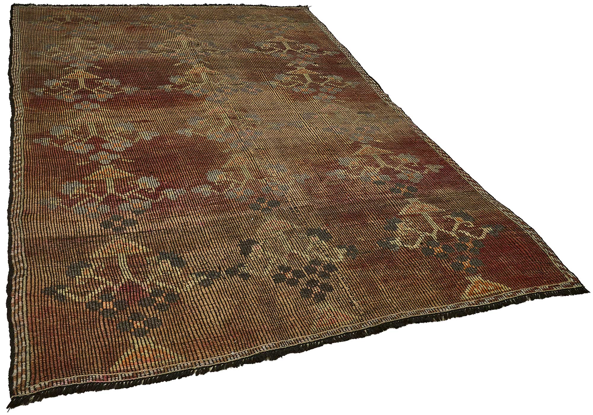 7x10 Vintage Turkish Cicim Kilim Rug - 51175