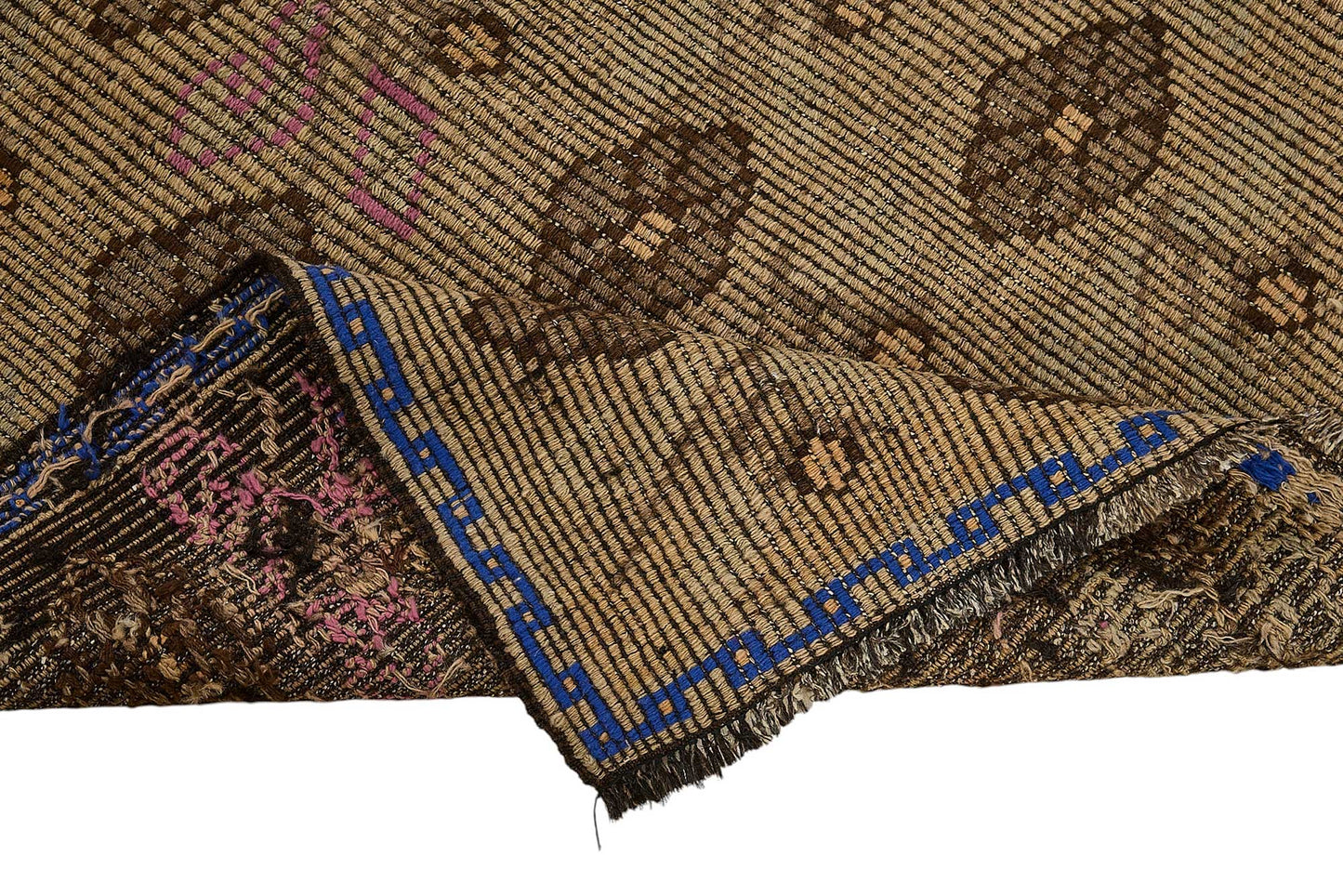 4x9 Vintage Turkish Cicim Kilim Rug - 51176