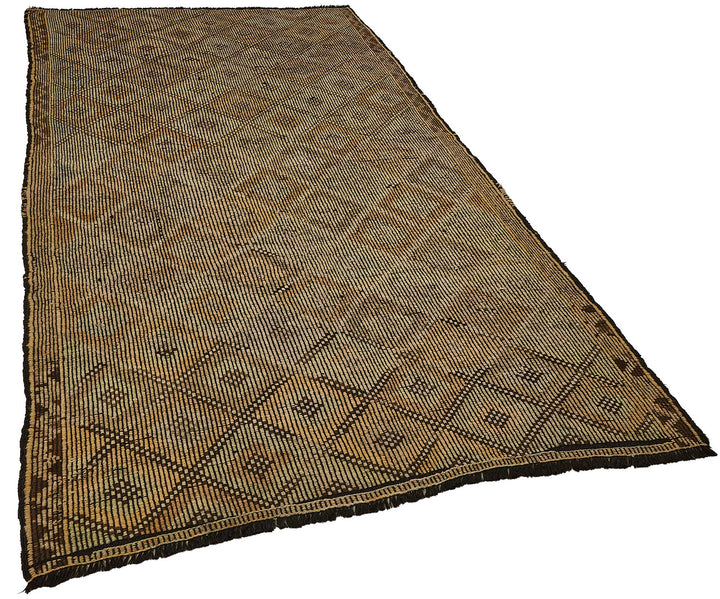 5x9 Vintage Turkish Cicim Kilim Rug - 51177