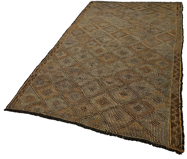 5x9 Vintage Turkish Cicim Kilim Rug - 51177