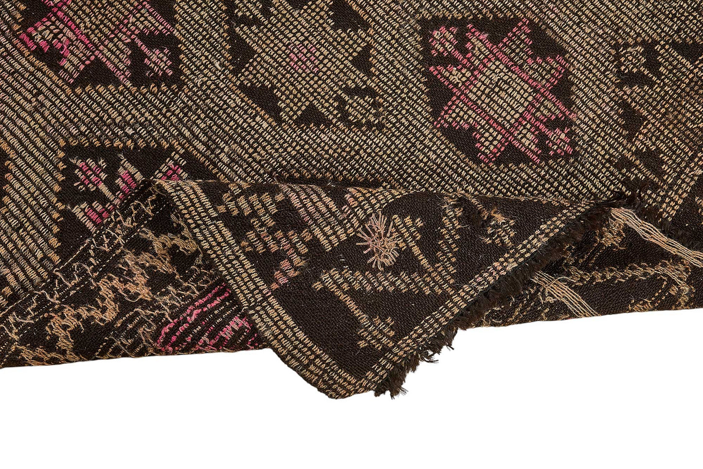 5x8 Vintage Turkish Cicim Kilim Rug - 51179