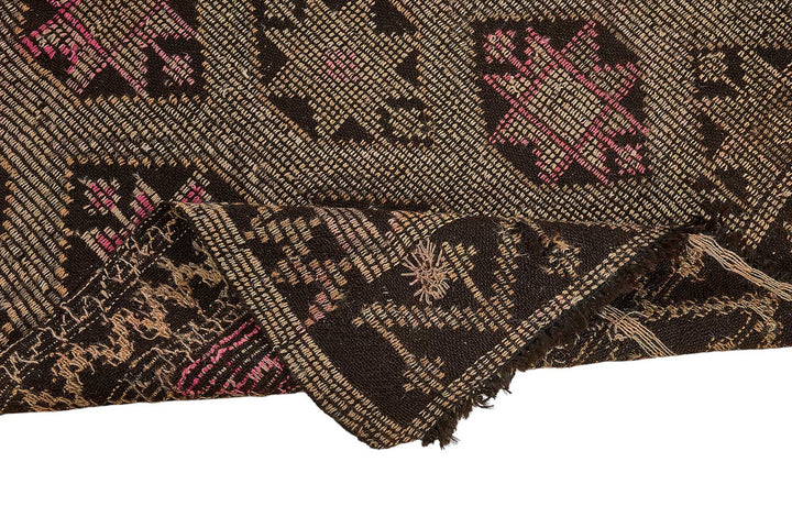 5x8 Vintage Turkish Cicim Kilim Rug - 51179