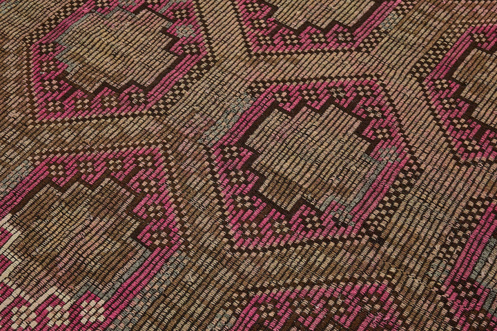 6x6 Vintage Turkish Cicim Kilim Rug - 51180
