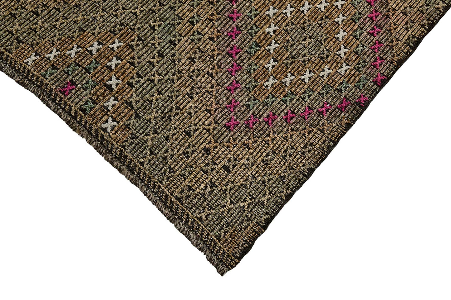 6x10 Vintage Turkish Cicim Kilim Rug - 51181
