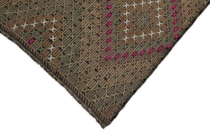 6x10 Vintage Turkish Cicim Kilim Rug - 51181