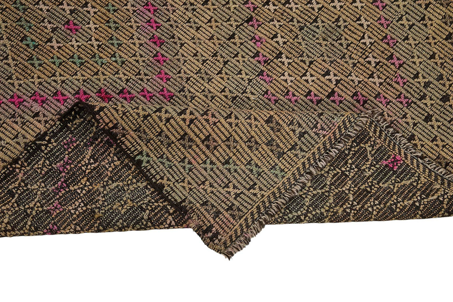 6x10 Vintage Turkish Cicim Kilim Rug - 51181