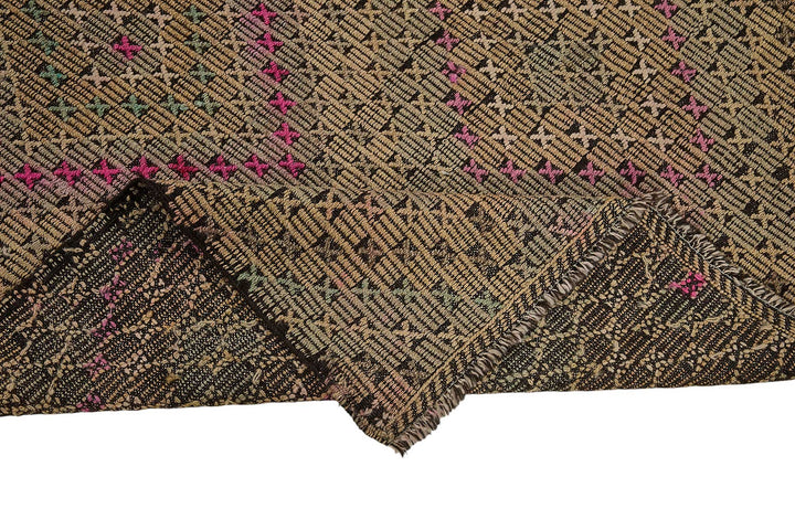 6x10 Vintage Turkish Cicim Kilim Rug - 51181