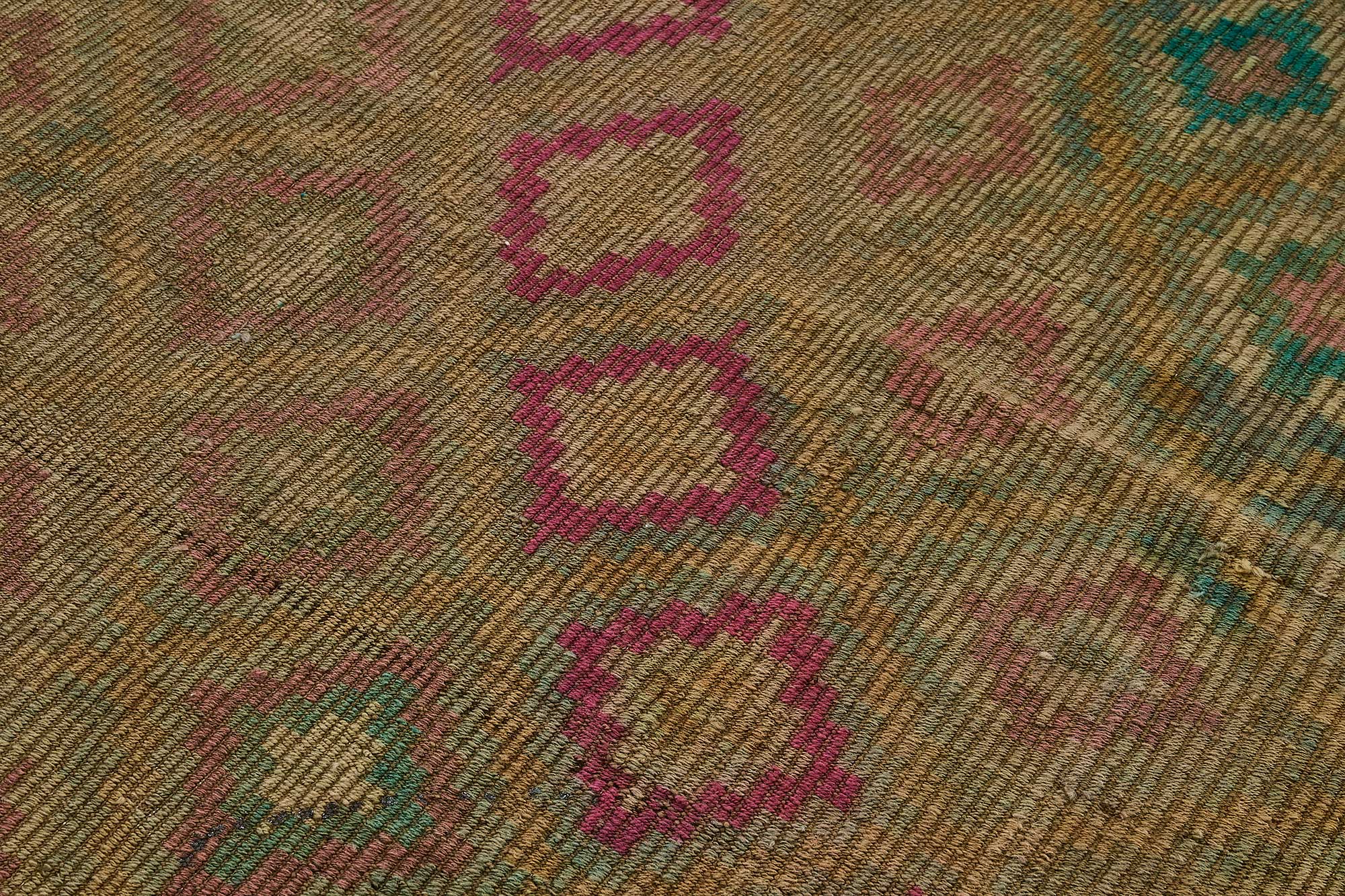 6x10 Vintage Turkish Cicim Kilim Rug - 51182